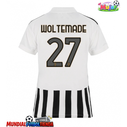 Camiseta Juventus Nick Woltemade #27 Primera Equipación Replica 2026-27 para mujer mangas cortas